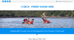 Desktop Screenshot of foweykayakhire.co.uk
